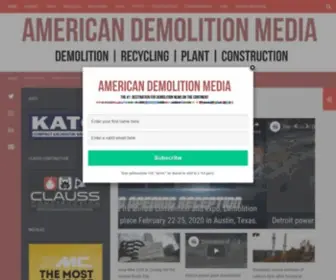 Americandemolitionmedia.com(American Demolition Media) Screenshot