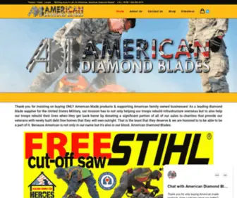 Americandiamondblades.com(Get a STIHL cut) Screenshot