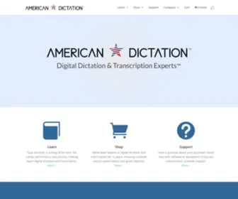 Americandictation.com(American Dictation) Screenshot