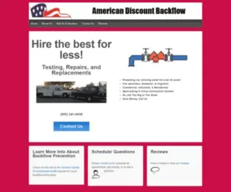 Americandiscountbackflow.com(Americandiscountbackflow) Screenshot