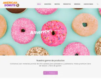 Americandonuts.mx(American Donuts) Screenshot