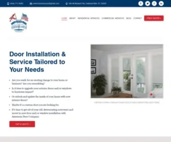 Americandoor.biz(American Door Company) Screenshot