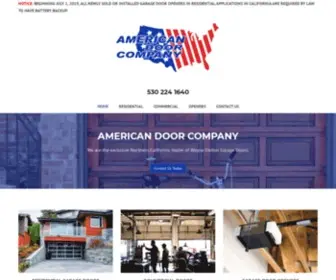 Americandoorco.net(Garage Door Company) Screenshot