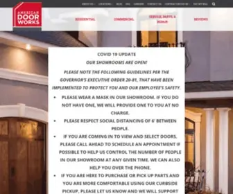 Americandoorworks.com Screenshot