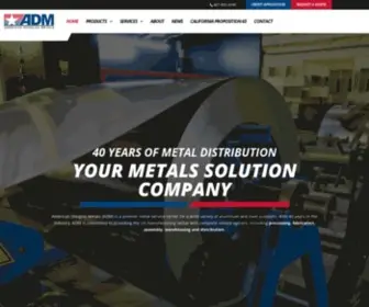 Americandouglasmetals.com(American Douglas Metals) Screenshot