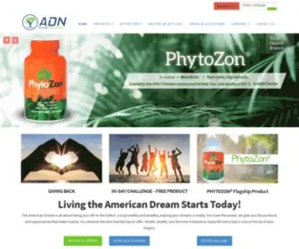 Americandream4ME.com(American Dream Nutrition) Screenshot