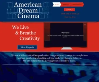 Americandreamcinema.com(ADC) Screenshot