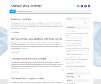 Americandrugdiscovery.com(American Drug Discovery) Screenshot