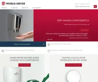 Americandryer.com(World Dryer) Screenshot