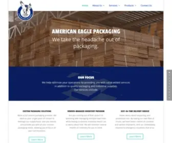 Americaneaglepackaging.com(American Eagle Packaging) Screenshot