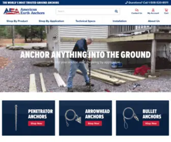 Americanearthanchors.com(American Earth Anchors) Screenshot