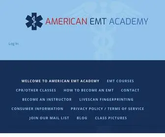 Americanemtacademy.com(American EMT Academy Rancho Cucamonga) Screenshot