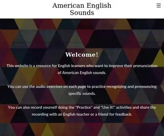 Americanenglishsounds.net(This website) Screenshot