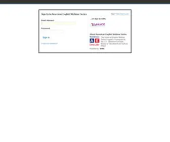 Americanenglishwebinars.com(The American English Webinar Series Program) Screenshot