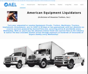 Americanequipmentliquidators.com(American Equipment Liquidations) Screenshot