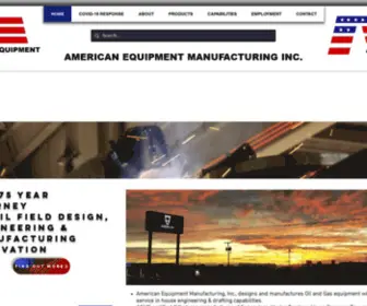 Americanequipmentmanufacturing.com(Oil Production Equipment) Screenshot