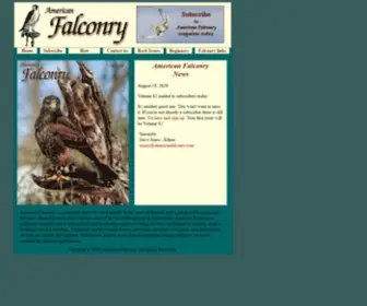 Americanfalconry.com(American Falconry) Screenshot