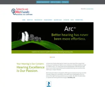 Americanfamilyhearingaid.com(Hearing Aids and Hearing Loss Care in Marietta) Screenshot