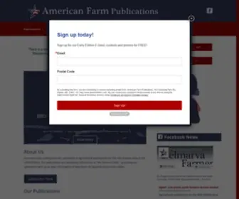 Americanfarmpublications.com(American Farm Publications) Screenshot