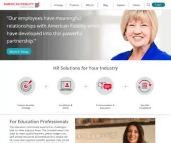 Americanfidelity.com(Employer Benefits Solutions) Screenshot