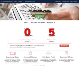 Americanfirstfinance.com(American First Finance) Screenshot
