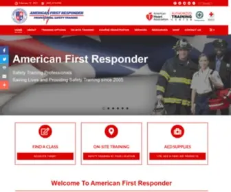 Americanfirstresponder.com(American First Responder) Screenshot