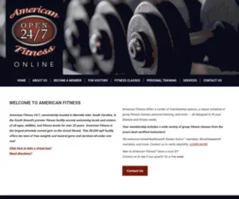 Americanfitnessmi.com(American Fitness Online) Screenshot