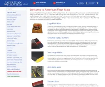 Americanfloormats.com(Logo Mats) Screenshot