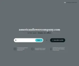 Americanflowercompany.com(Florist) Screenshot