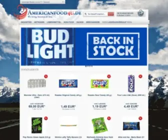 Americanfood4U.de(Ihr Onlineshop für Amerikanische Produkte wie Lebens) Screenshot