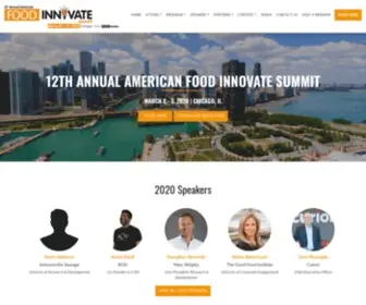 Americanfoodinnovate.com(American Food Innovate Summit 2020) Screenshot