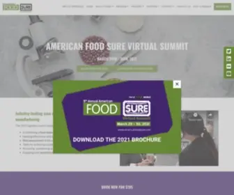 Americanfoodsure.com(American Food Sure Virtual Summit) Screenshot