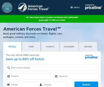 Americanforcestravel.com(American Forces Travel) Screenshot