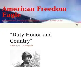 Americanfreedomeagle.com(American Freedom Eagle) Screenshot