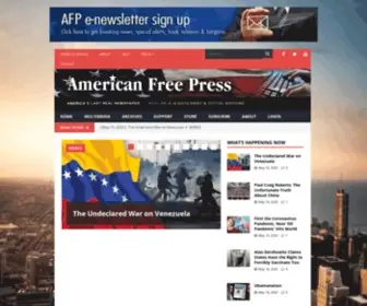 Americanfreepress.net(America's Last Real Newspaper) Screenshot