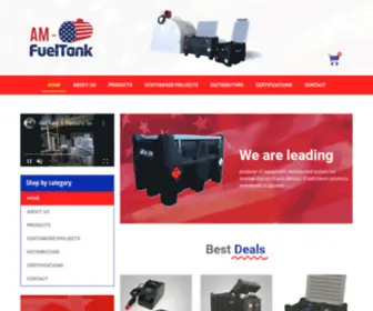 Americanfueltank.com(Equipment, devices and system for storage, transport and delivery of petroleum products and liquids in general) Screenshot