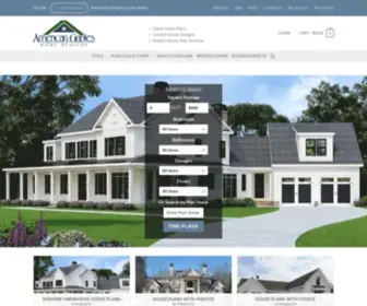 Americangables.com(House Plans and Home Plans at American Gables Home Designs) Screenshot