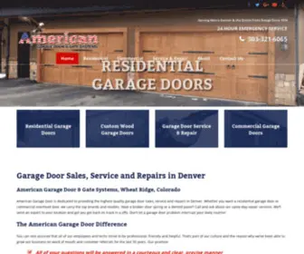 Americangaragedoor.net(American Garage Door) Screenshot