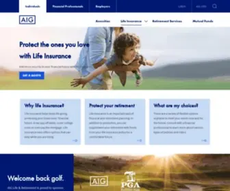 Americangeneral.com(American General Life Insurance Company) Screenshot