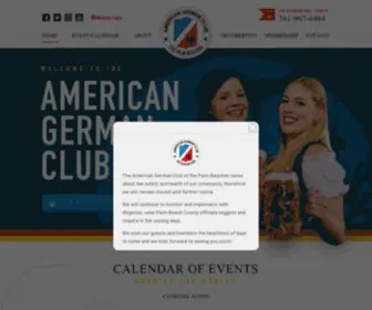 Americangermanclub.org(Things to do in Palm Beach) Screenshot