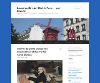 Americangirlsartclubinparis.com(American Girls Art Club In Paris) Screenshot