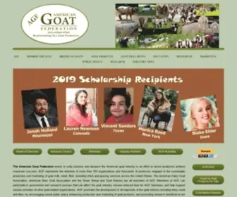 Americangoatfederation.org(PROVIDING a UNIFIED VOICE for ALL ELEMENTS of the GOAT INDUSTRY) Screenshot