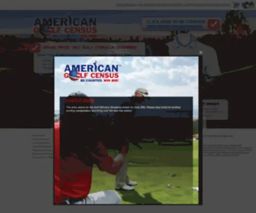 Americangolfcensus.com(American Golf Census) Screenshot