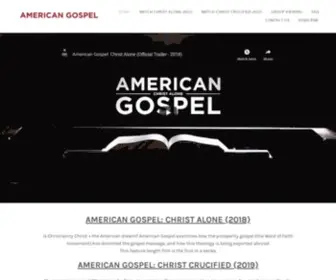 Americangospel.com(American Gospel) Screenshot