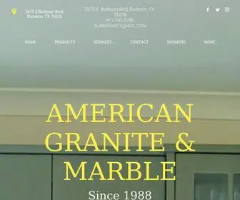 Americangranitemarble.net(American Granite & Marble) Screenshot