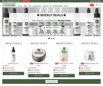 Americangreencbd.com(Products update) Screenshot