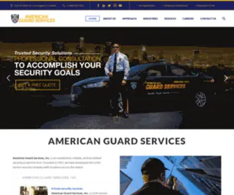 Americanguardservices.com(Security Services Company) Screenshot