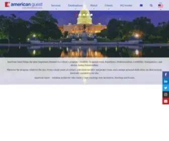 Americanguestusa.com(Destination Management and Event Planning Company in USA) Screenshot