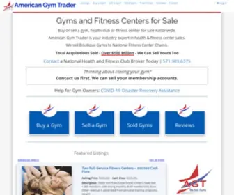 Americangymtrader.com(Gym and Fitness Centers For Sale) Screenshot