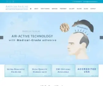 Americanhairline.in(Non Surgical Hair Replacement) Screenshot